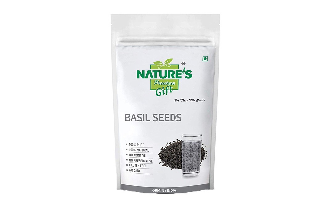 Nature's Gift Basil Seeds    Pack  100 grams
